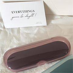 Transparent Frame Glasses Box Portable Lightweight Sunglasses Box