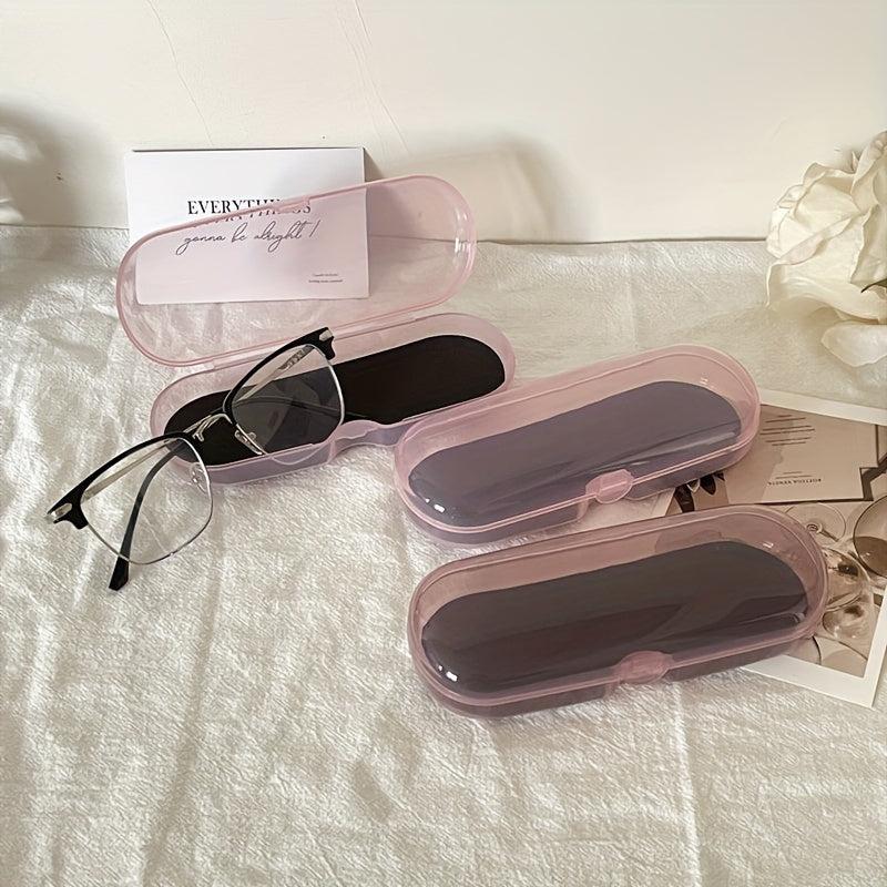 Transparent Frame Glasses Box Portable Lightweight Sunglasses Box