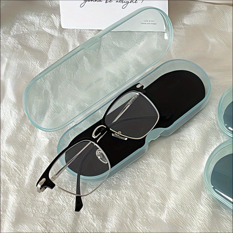 Transparent Frame Glasses Box Portable Lightweight Sunglasses Box