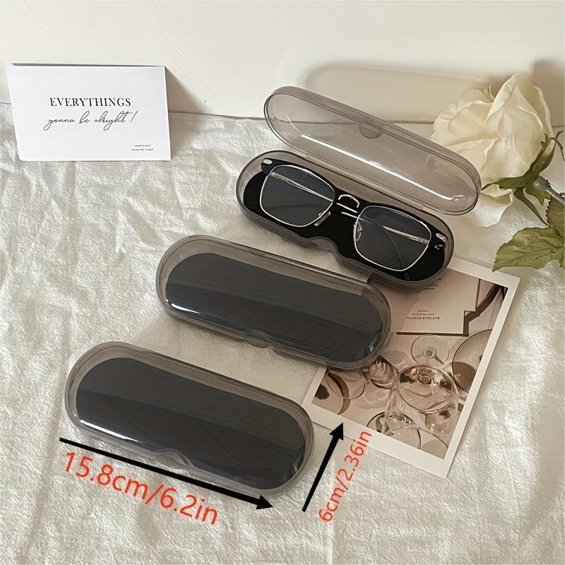 Transparent Frame Glasses Box Portable Lightweight Sunglasses Box