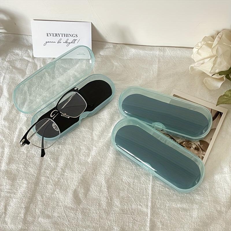 Transparent Frame Glasses Box Portable Lightweight Sunglasses Box