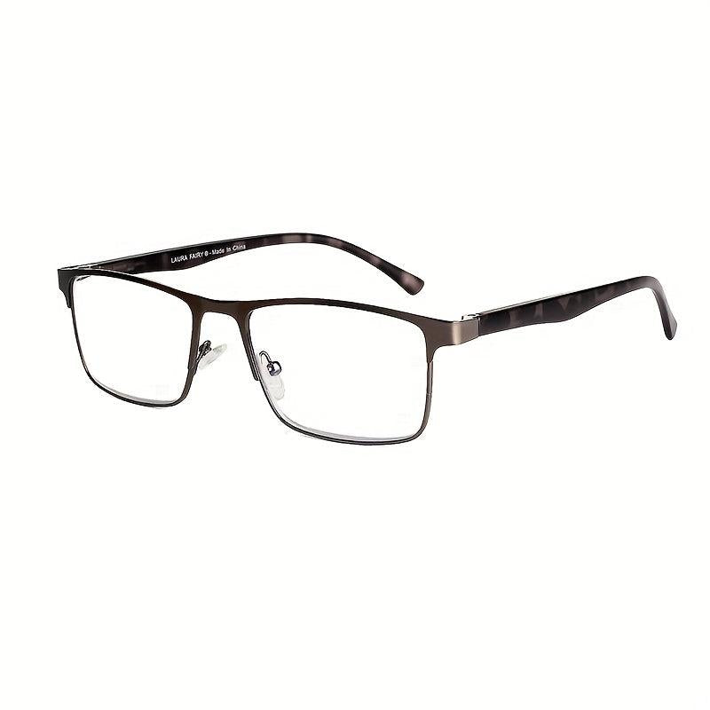 Single Pack Glasses PCQKBU Plastic Metal Brown Gray