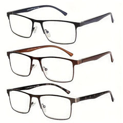 Single Pack Glasses PCQKBU Plastic Metal Brown Gray