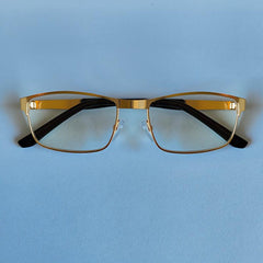 Metal Frame Light Blocking Spring Hinges Reading Glasses