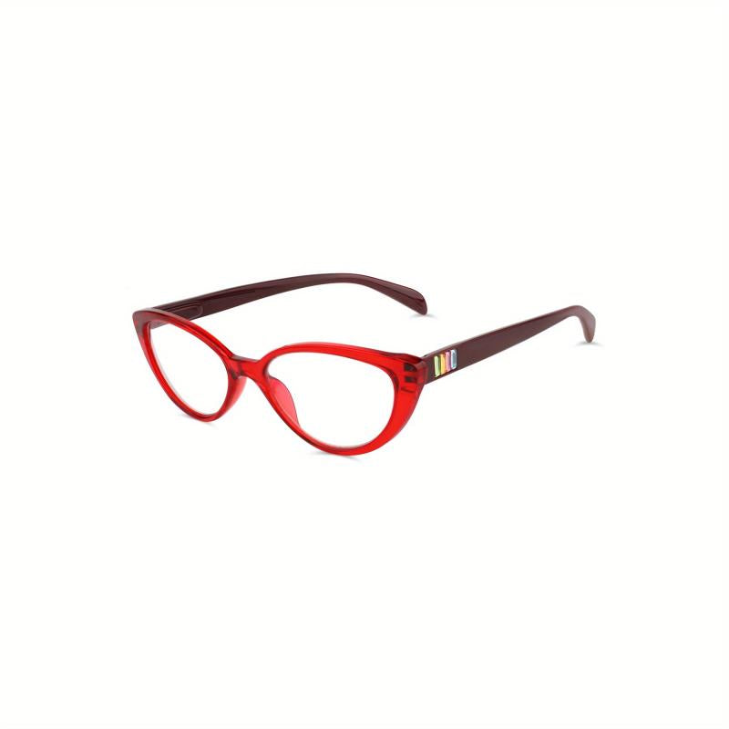 Women's Rhinestone Cat Eye Reading Glasses with Light Blocking