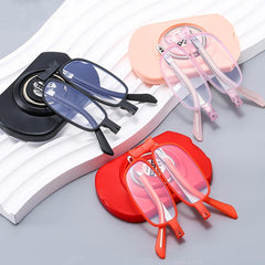 Folding Reading Glasses with Anti Light Mobile Phone Holder