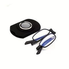 Folding Reading Glasses with Anti Light Mobile Phone Holder