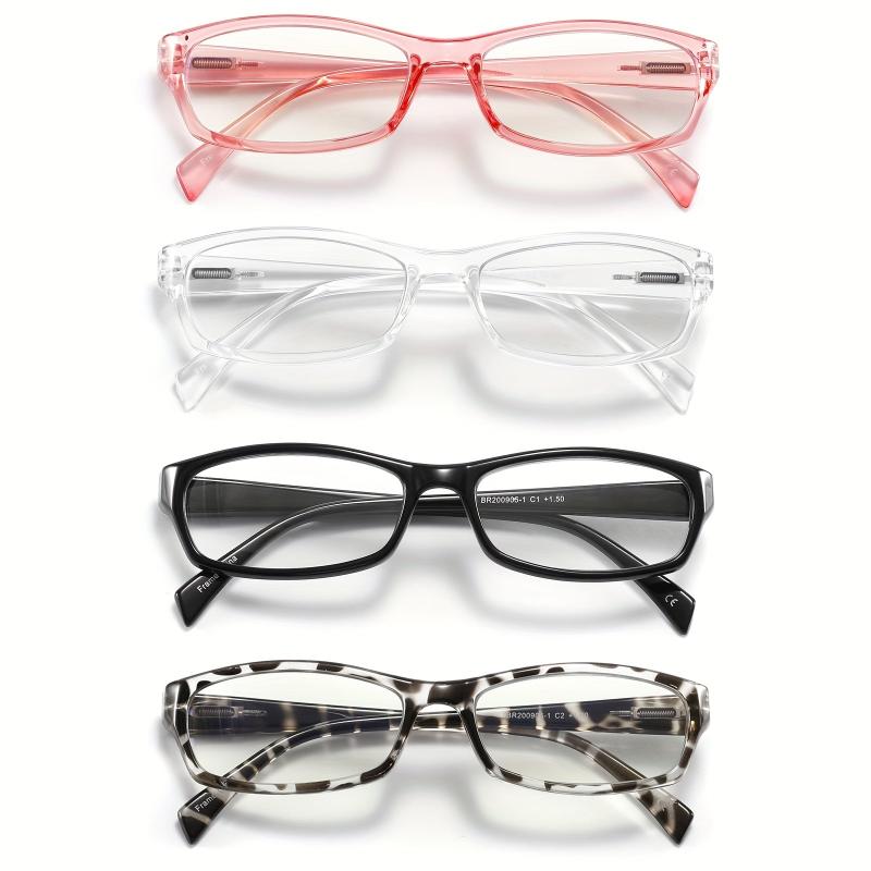 Stylish Light-Blocking Reading Glasses with Spring Hinge