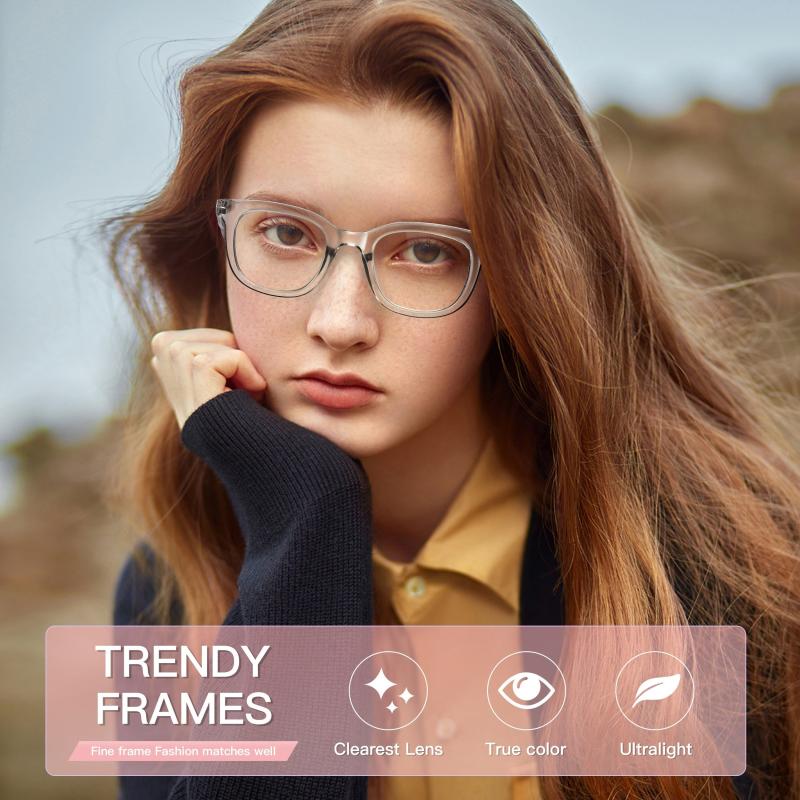 Fashionable Square Computer Readers Reduce Glare