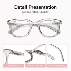 Fashionable Square Computer Readers Reduce Glare