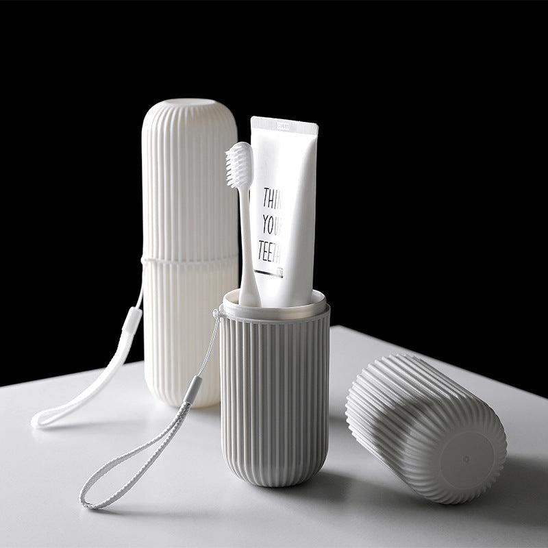 1pc Portable Toothbrush Storage Container Box Gargle Cup