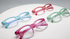 4pcs Women's Funky Reading Glasses Light Blocking