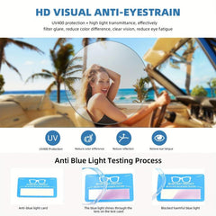 4pcs Women's Funky Reading Glasses Light Blocking