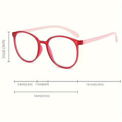 Translucent Reading Glasses Men Women Against Light