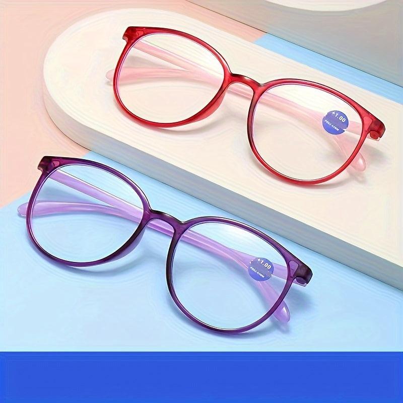 Translucent Reading Glasses Men Women Against Light