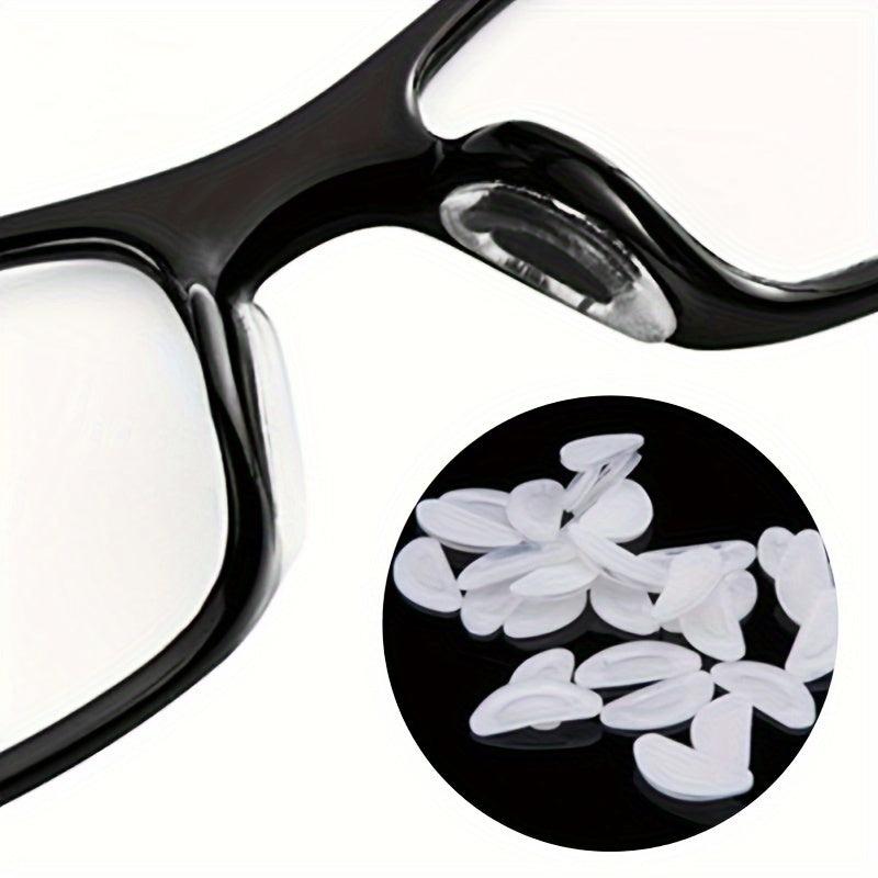 10Pairs Non-slip D-shaped Silicone Glasses Nose Pads