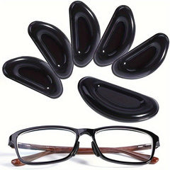 10Pairs Non-slip D-shaped Silicone Glasses Nose Pads