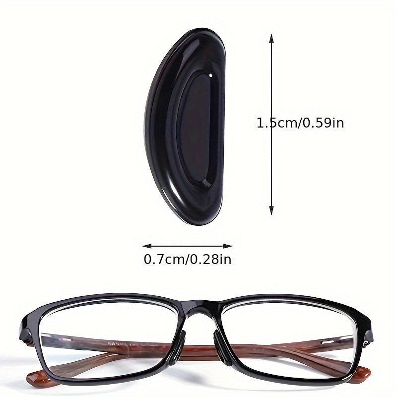 10Pairs Non-slip D-shaped Silicone Glasses Nose Pads