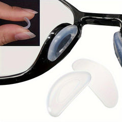 10Pairs Non-slip D-shaped Silicone Glasses Nose Pads