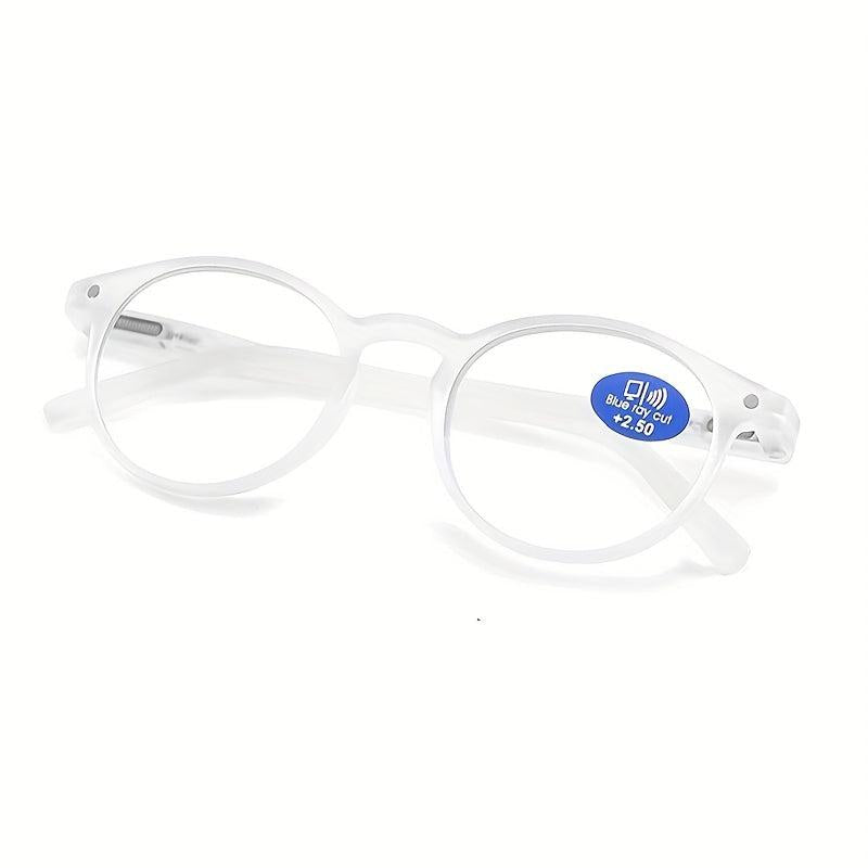 Light Blocking Glasses Rectangular Frame Computer Eyeglasses