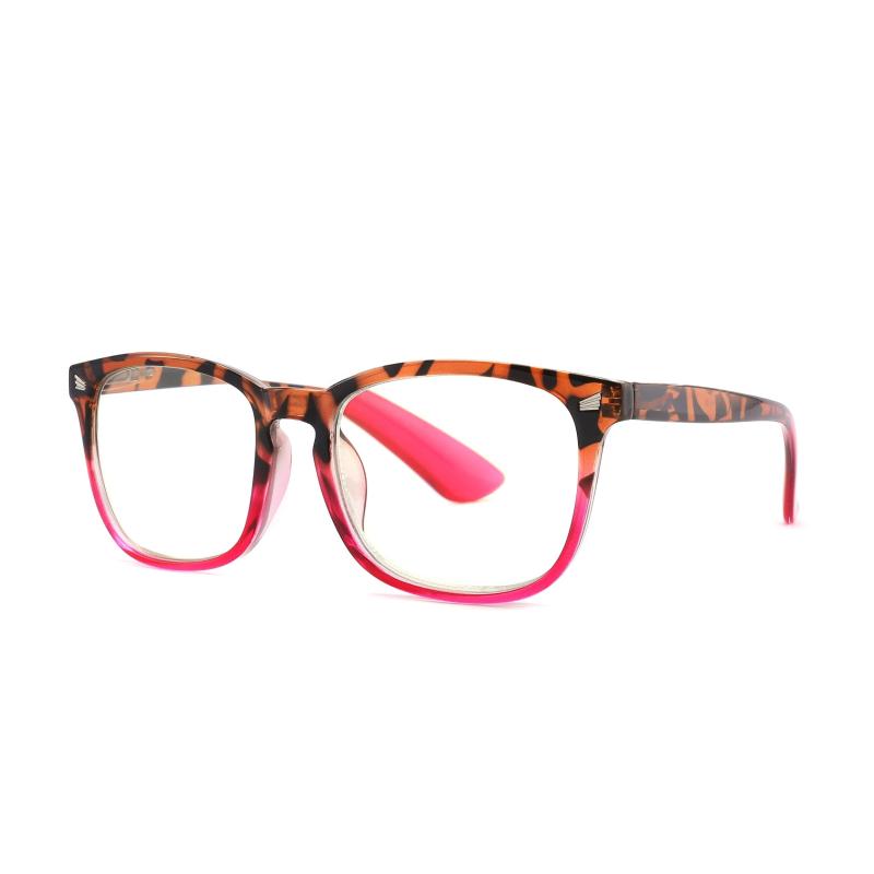 Square Light Blocking Reading Glasses for Women Men
