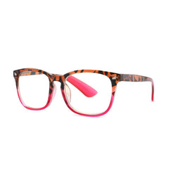 Square Light Blocking Reading Glasses for Women Men