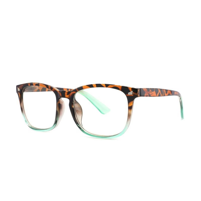 Square Light Blocking Reading Glasses for Women Men