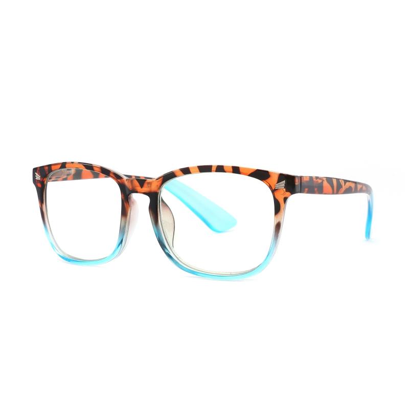 Square Light Blocking Reading Glasses for Women Men