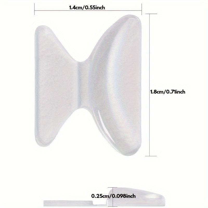 5Pairs Clear Eyeglass Nose Pads Anti-slip Silicone Glasses Sunglass