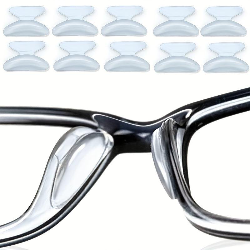 5Pairs Clear Eyeglass Nose Pads Anti-slip Silicone Glasses Sunglass