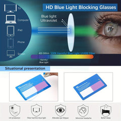 4-Pack Metal Spring Hinges Reading Glasses Anti Eye Fatigue Readers