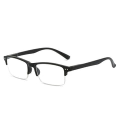 Half Rim Frame Light Blocking Presbyopia Male Female Unisex Reading Glasses