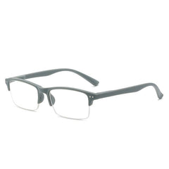 Half Rim Frame Light Blocking Presbyopia Male Female Unisex Reading Glasses