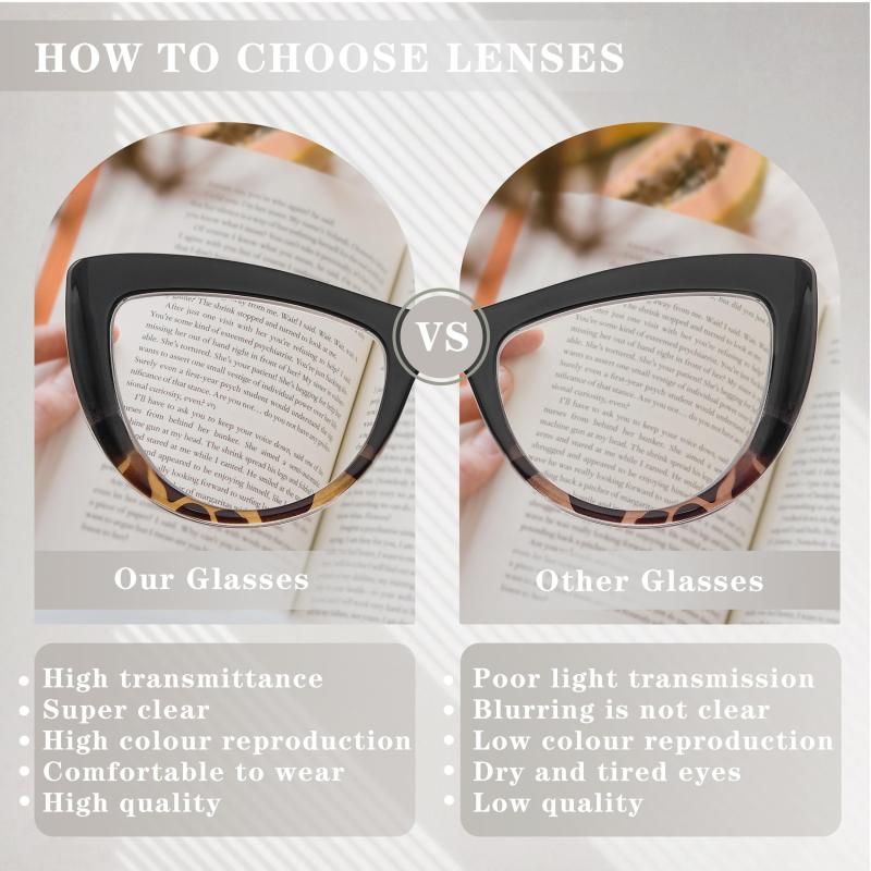 Cat Eye Light Blocking Glasses for Women