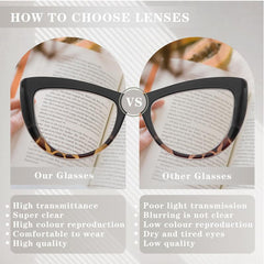 Cat Eye Light Blocking Glasses for Women