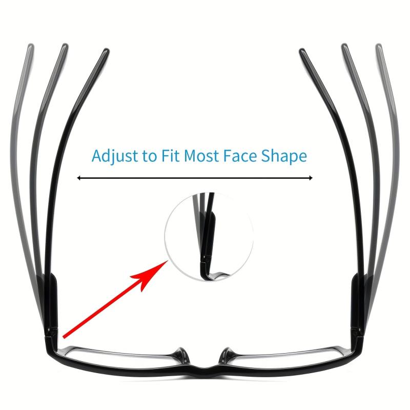 Unisex Spring Hinged Light Reading Glasses