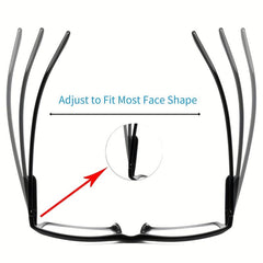 Unisex Spring Hinged Light Reading Glasses