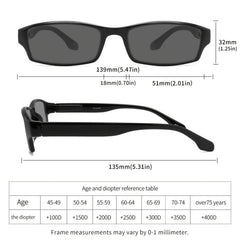 Unisex Spring Hinged Light Reading Glasses