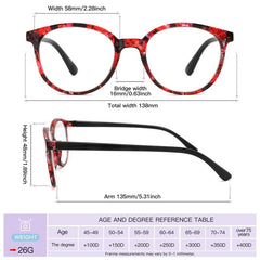 1 Pc Reading Glasses Spring Hinge Stylish Reader For Men And Women