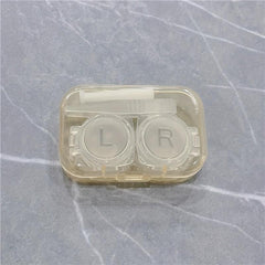 Portable Mini Lens Case Storage Box with Tweezers