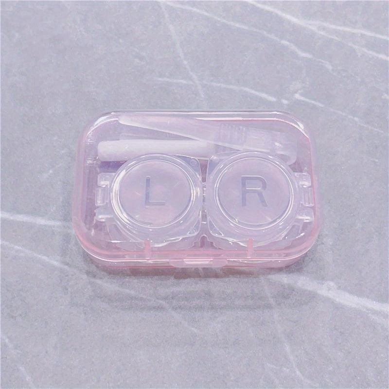 Portable Mini Lens Case Storage Box with Tweezers