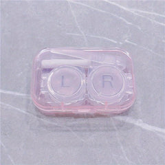 Portable Mini Lens Case Storage Box with Tweezers