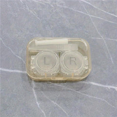 Portable Mini Lens Case Storage Box with Tweezers