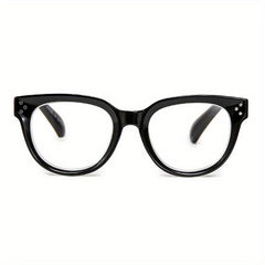 Retro Oversized Spring Hinge Reading Glasses For Women Men Large Lens Readers