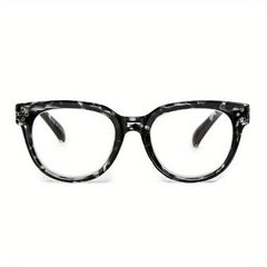 Retro Oversized Spring Hinge Reading Glasses For Women Men Large Lens Readers