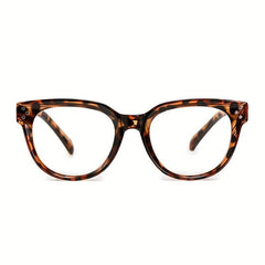 Retro Oversized Spring Hinge Reading Glasses For Women Men Large Lens Readers