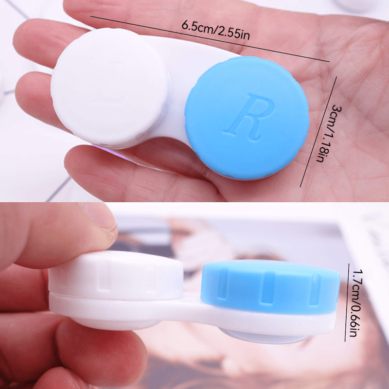 6 Pack Lens Case Lens Holder Box Storage Kit Assorted