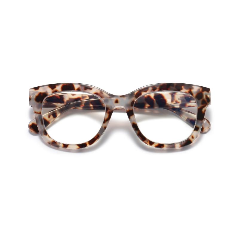 Oversized Reading Glasses Women Light Blocking Computer Spring Hinge Readers