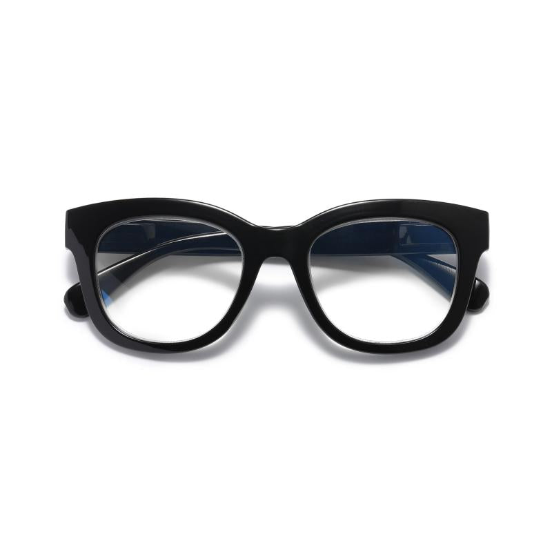 Oversized Reading Glasses Women Light Blocking Computer Spring Hinge Readers