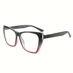 Cat Eye Reading Glasses for Women, Light Blocking Anti Glare UV Computer Glasses